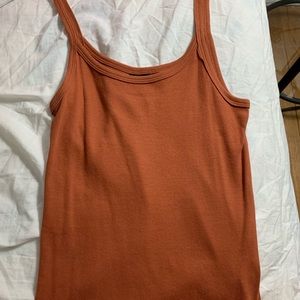 Top shop burnt orange tank top